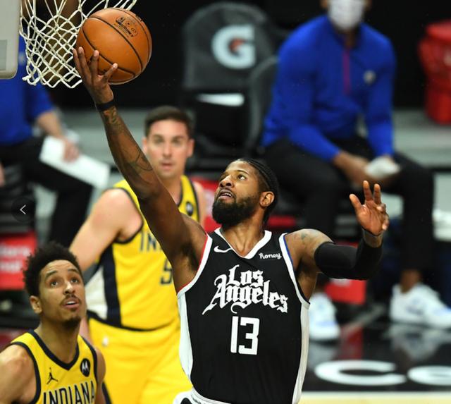 乔治20分!快船三人20 克步行者豪取4连胜 赛季第10胜