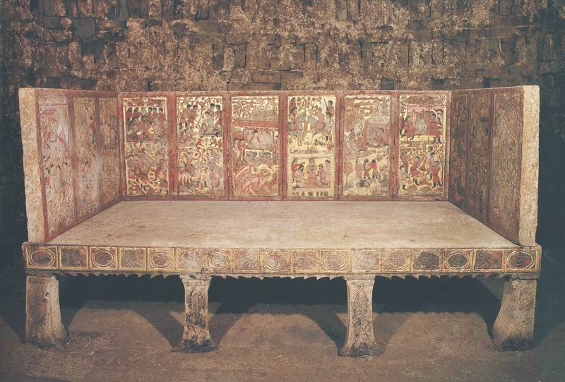 图十北周安伽墓石棺床