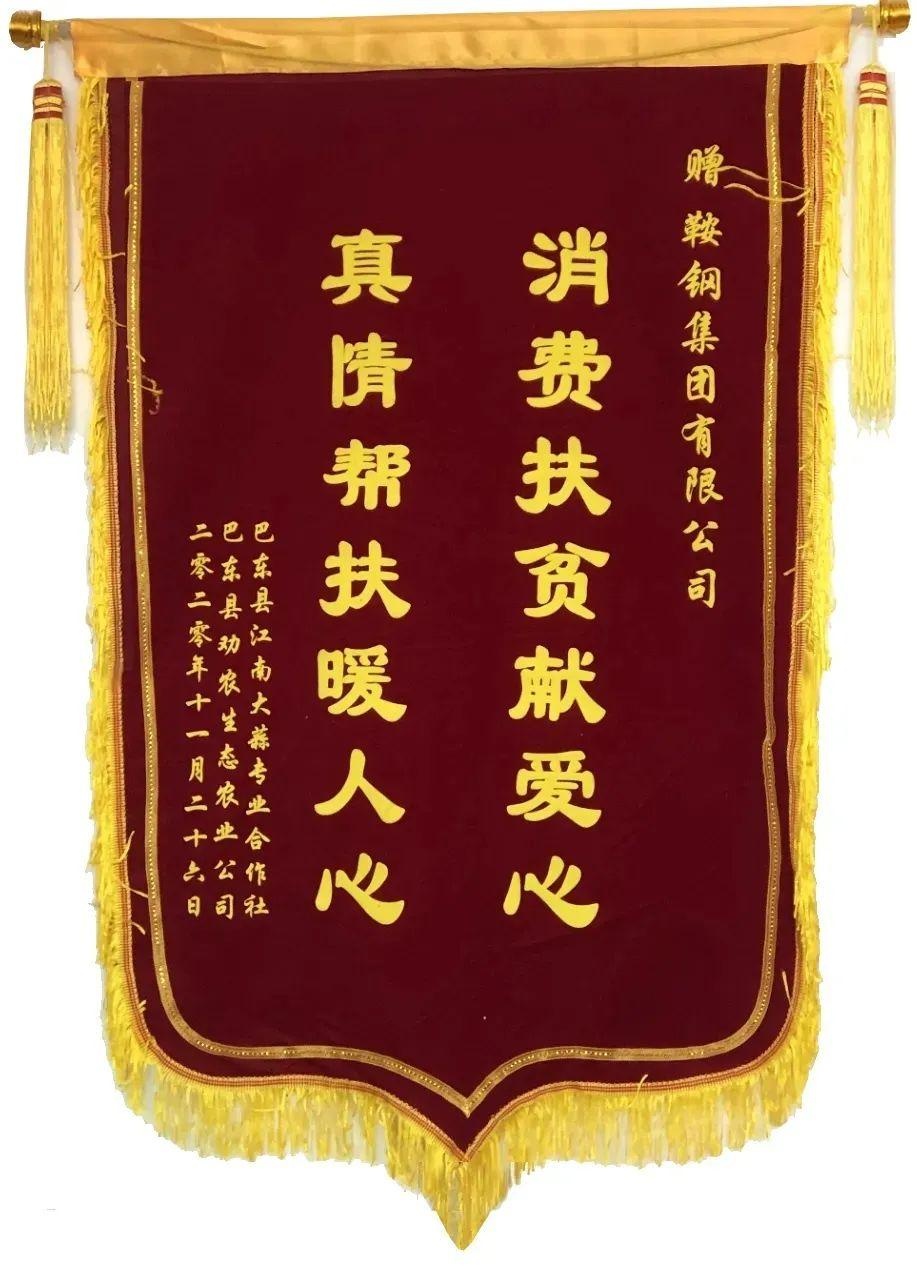 巴东江南大蒜专业合作社,巴东县劝农生态农业公司千里送锦旗