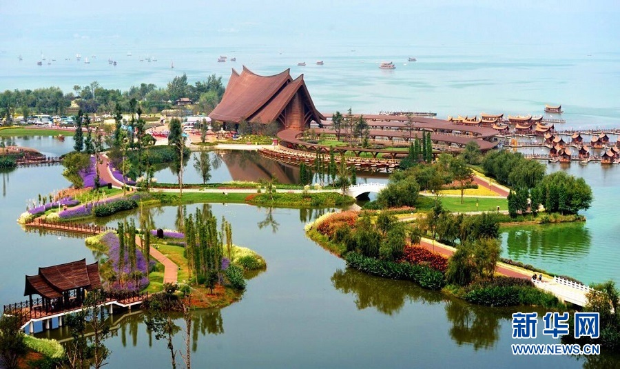 鸟瞰古滇名城(资料图).新华网发(供图)