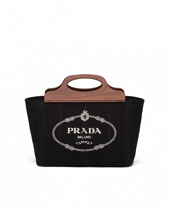 是日美好事物星巴克灰粉色春日联名prada木柄帆布托特包