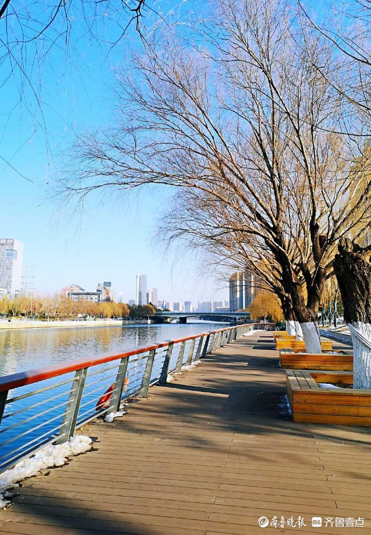 情报站|新年新气象,济南小清河公园美景如画,邀您来打卡