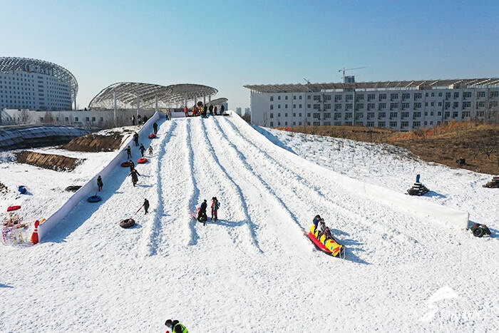 高清大图丨9雪道9雪园99雪景中国德州太阳谷冰雪太乐营开园啦