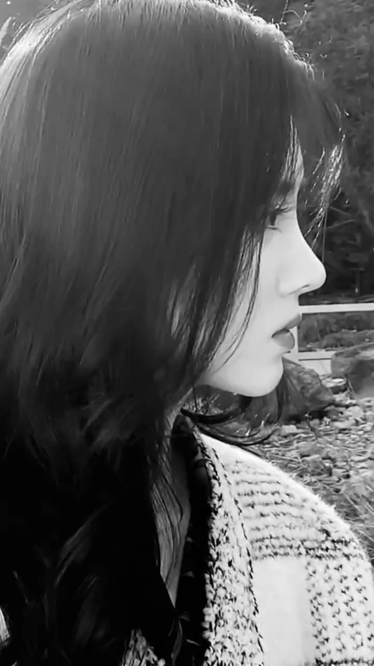 鞠婧祎氛围特写镜头真的好美!