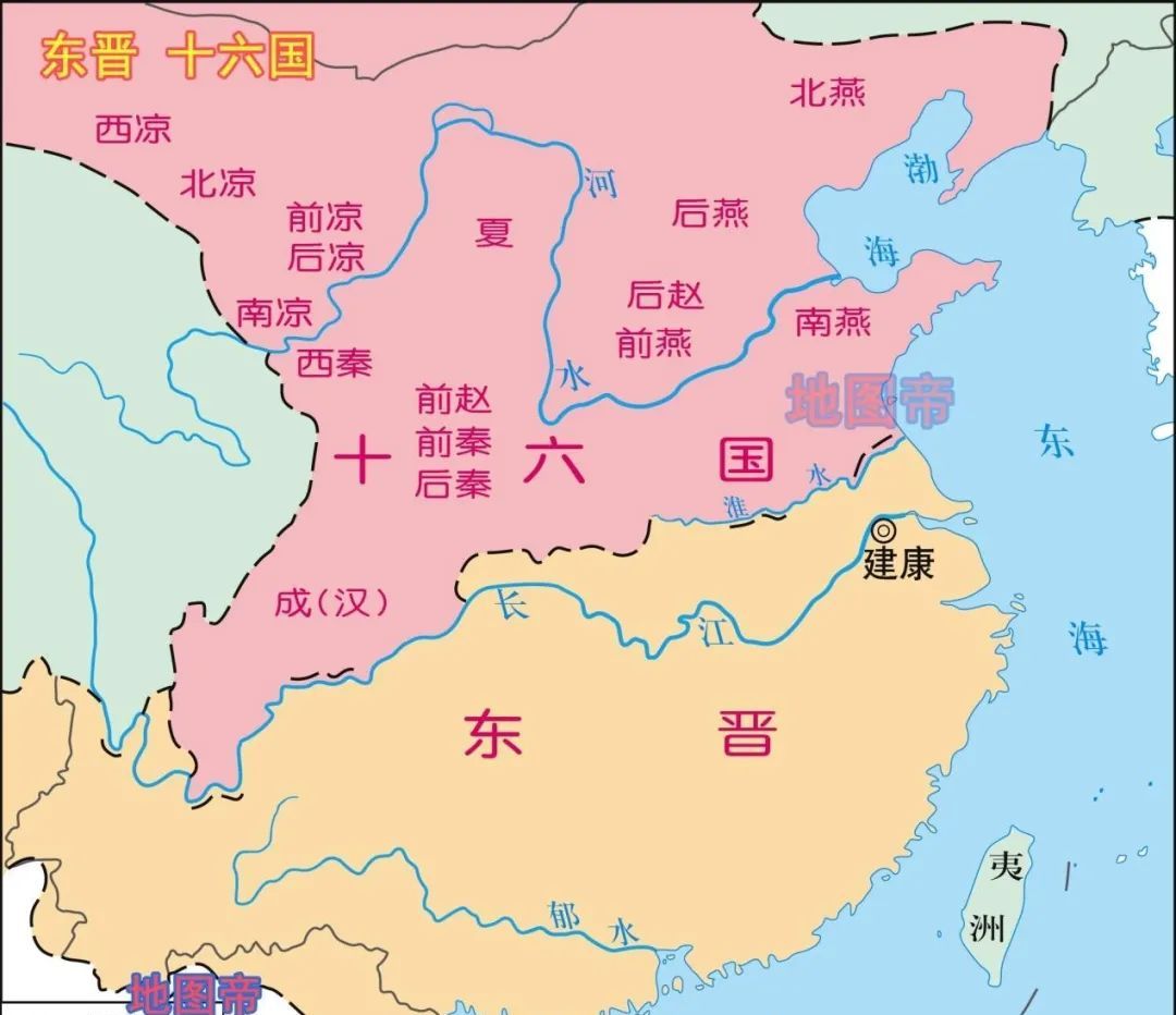 五胡十六国时间图片