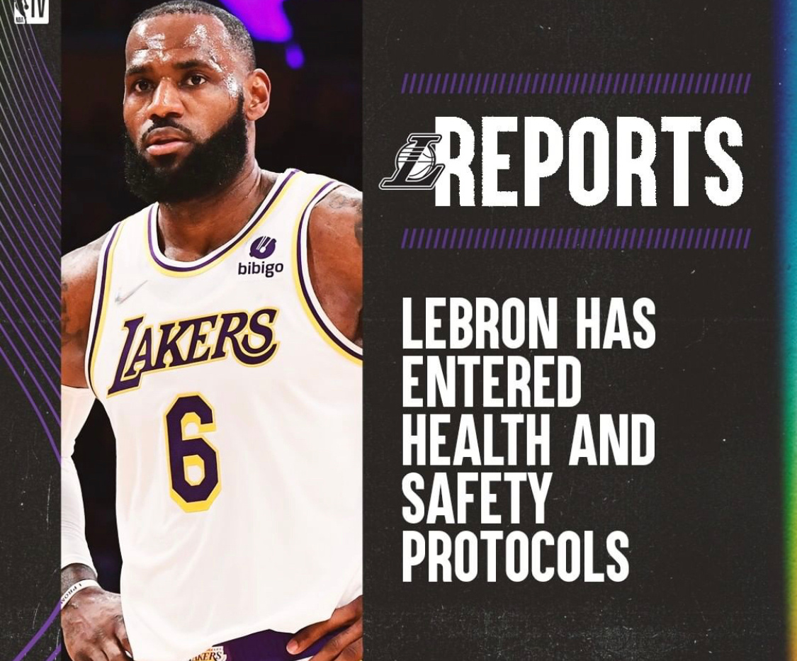 詹姆斯新冠检测呈阳性休闲区蓝鸢梦想 - Www.slyday.coM