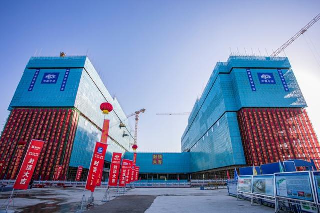 西安交大一附院国际陆港医院新进展 主体结构顺利封顶休闲区蓝鸢梦想 - Www.slyday.coM