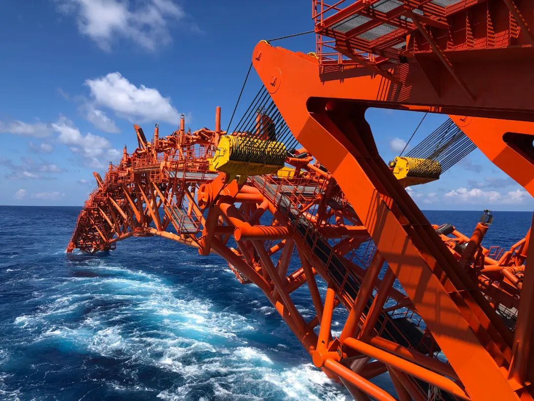 "海洋石油201"船托管架