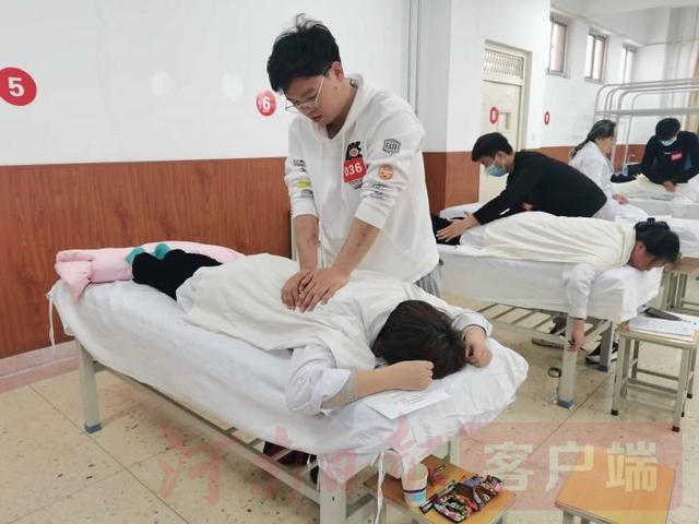 图说洛阳│河南推拿职业学院举办针灸推拿技能大赛|洛阳市|河南推拿