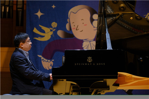 莫扎特—2021莫扎特马拉松·音乐分享会",钢琴家盛原与学生仔仔