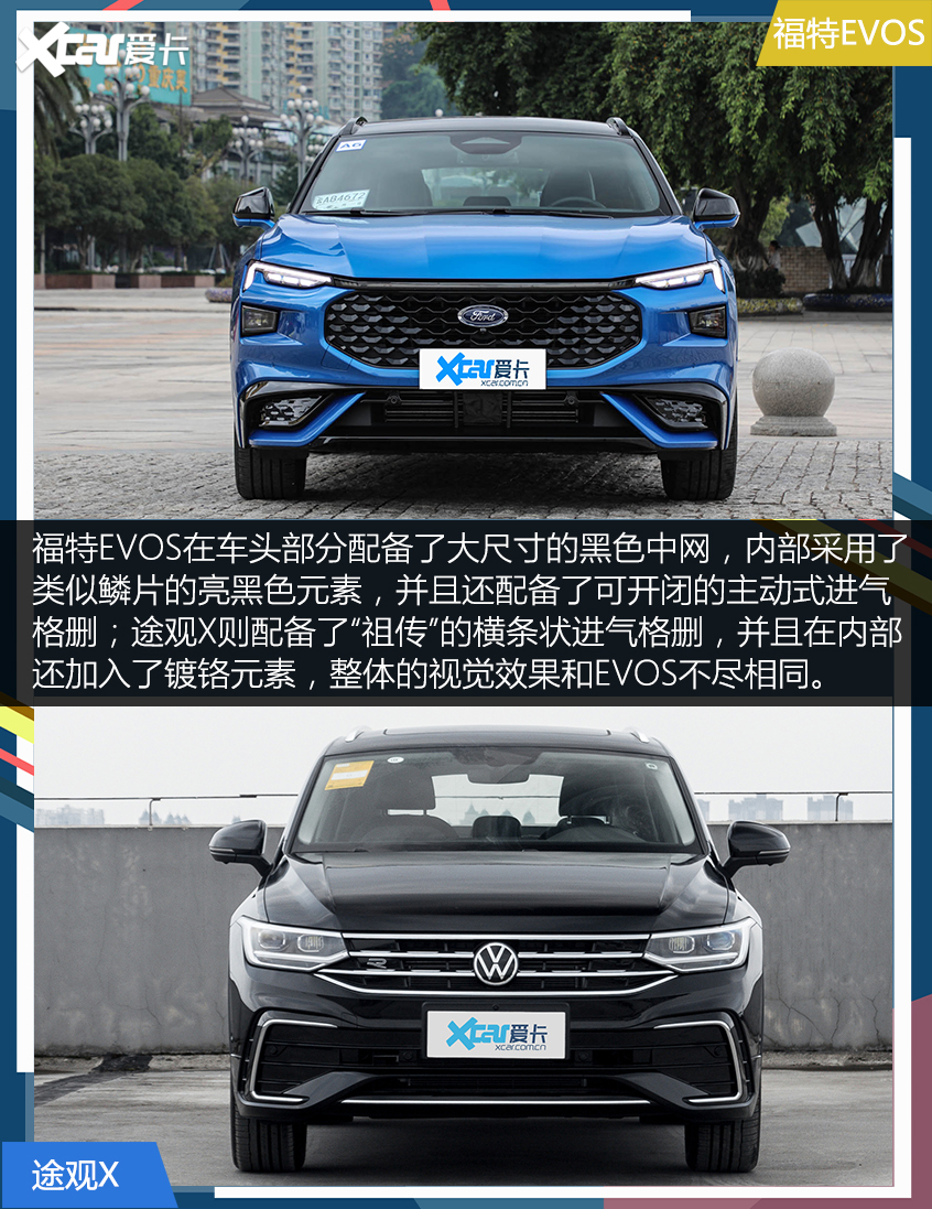 福特EVOS对比途观 X 谁更懂中国市场？