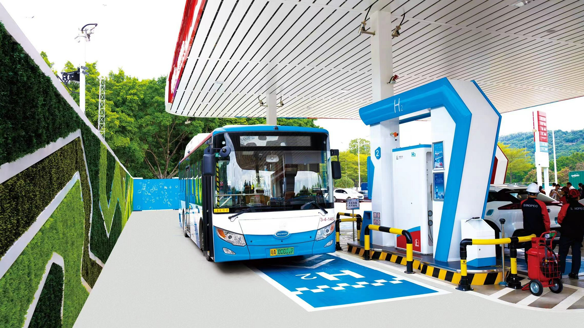 中国石化建成大湾区首座综合能源服务站-新浪汽车