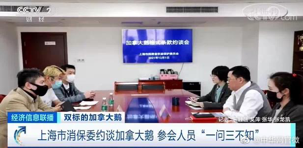 上海消保委约谈加拿大鹅 参会人员“一问三不知”休闲区蓝鸢梦想 - Www.slyday.coM