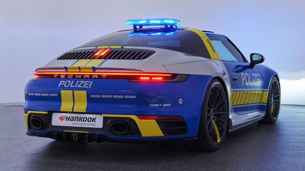 全新保时捷911警车版诞生-新浪汽车
