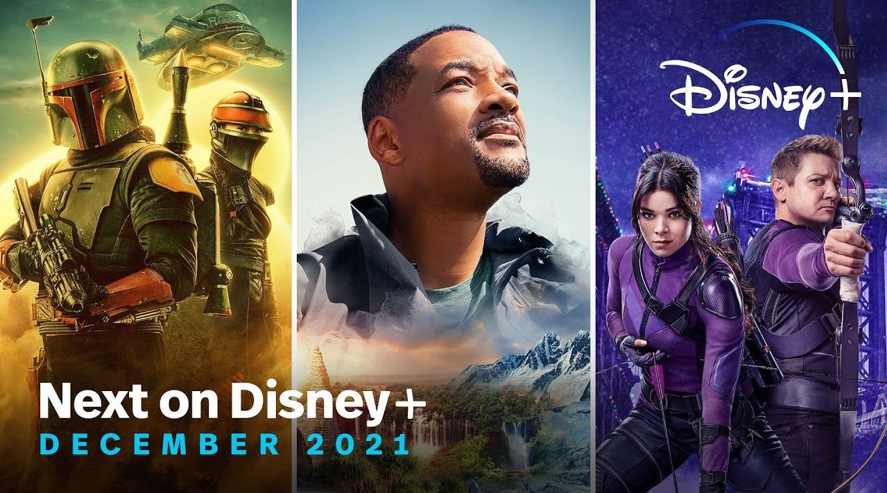 disney  2021年12月上线内容预览:电影方面