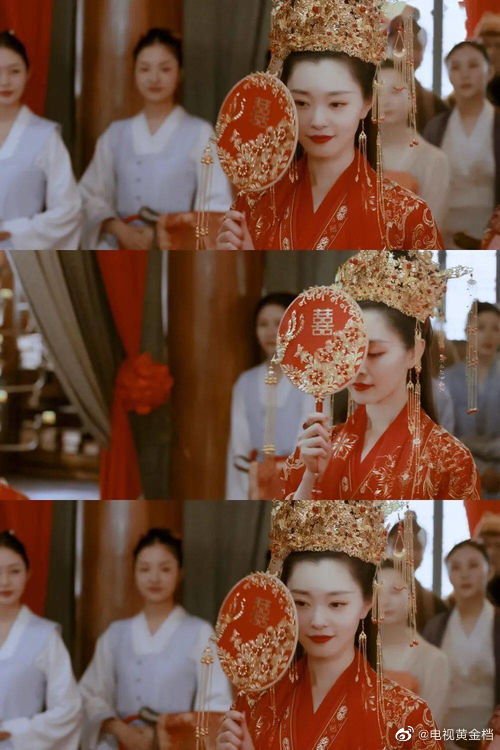 宋轶在风起洛阳和赘婿中的婚服造型都有一把亮闪