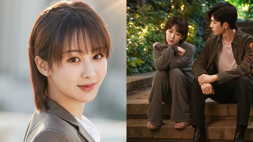 女心理师杨紫发型范本初恋系挂耳短发巨减龄美到冒泡