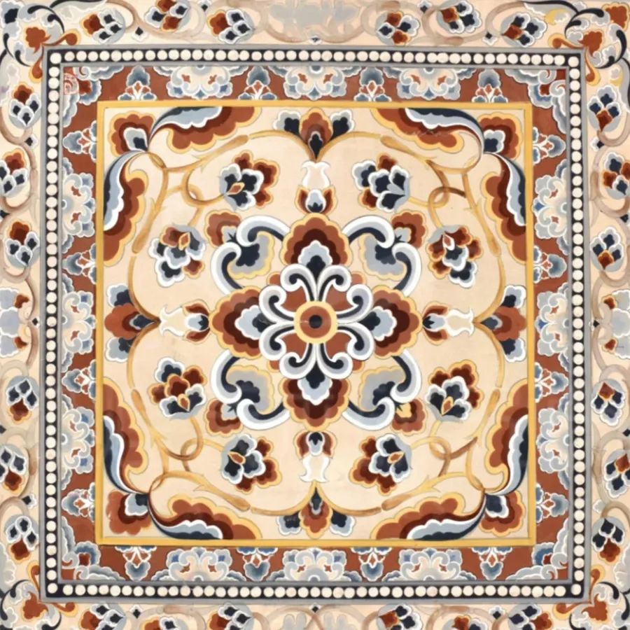 第329窟-莲花飞天 初唐(图|敦煌美术研究所 08)大唐最突出的纹样