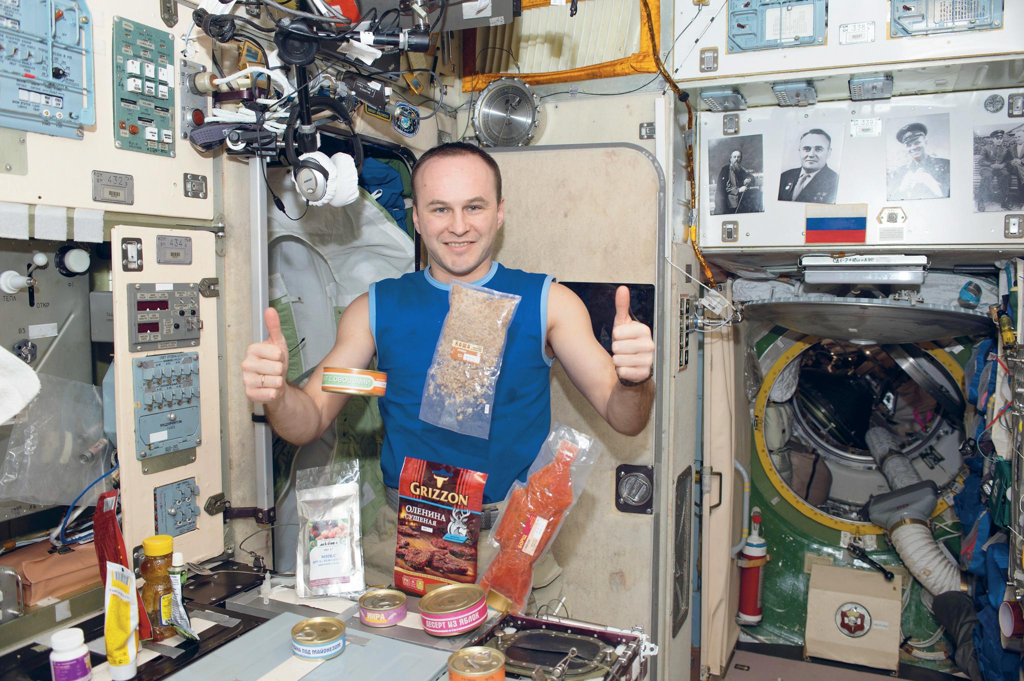 谢尔盖·梁赞斯基与太空食品