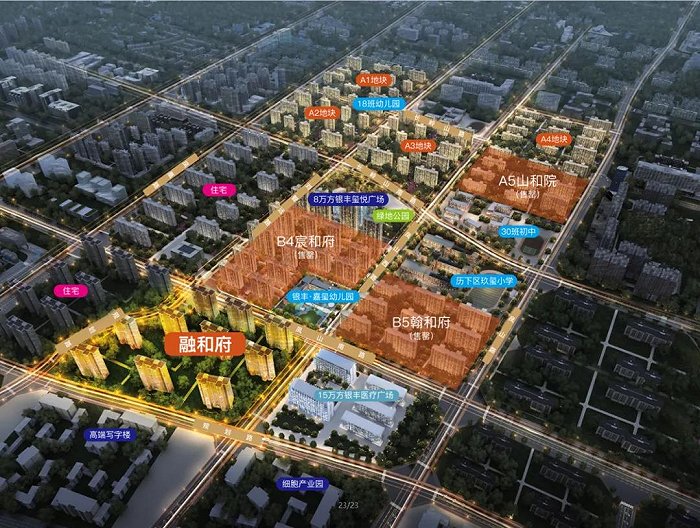 银丰玖玺城 | 鸟瞰效果图