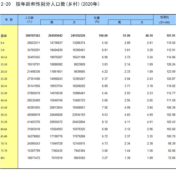 （来源：中国统计年鉴2021）