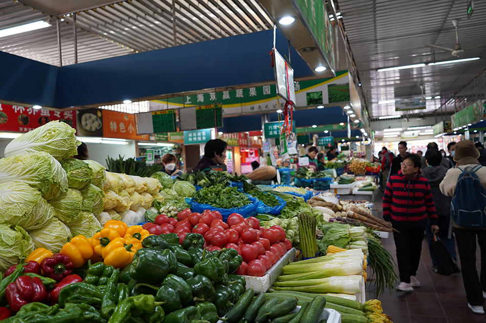 菜场的细节城市的表情三角地菜场的新和旧