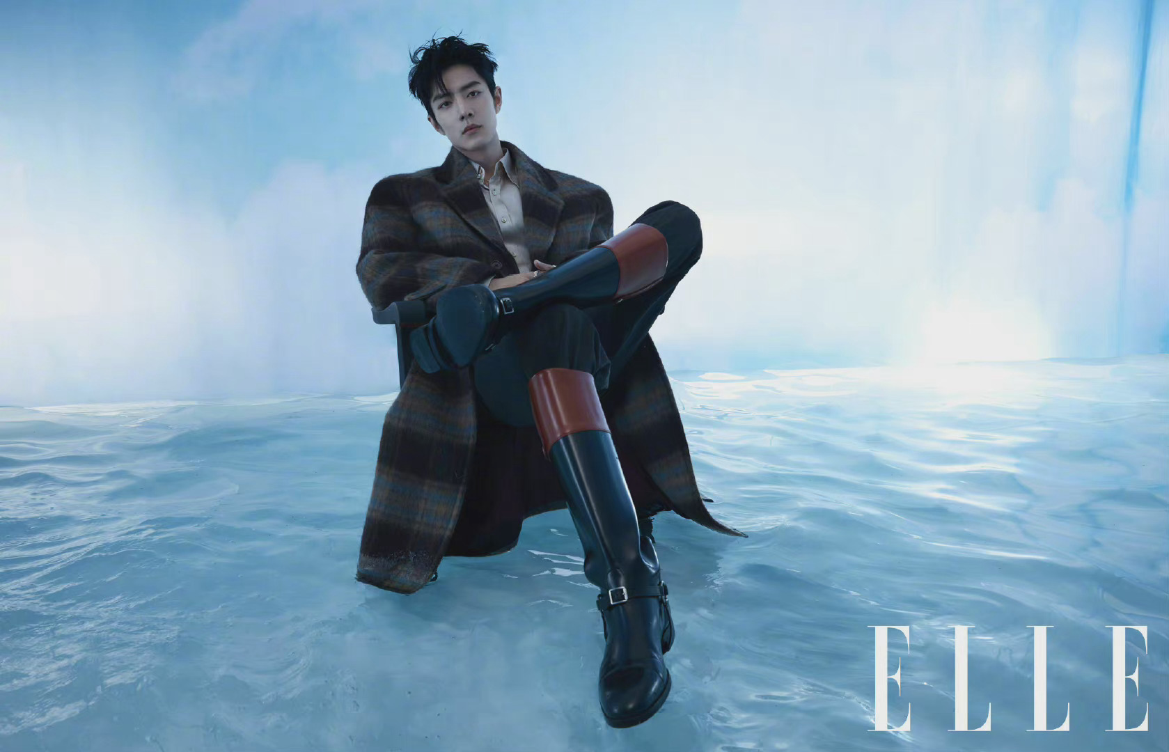 肖战elle开年1月刊内页大片