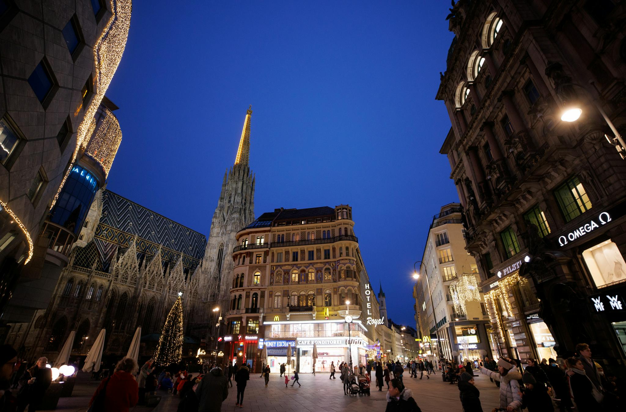 奥地利:维也纳夜景|奥地利|夜景|奥地利维也纳_新浪新闻