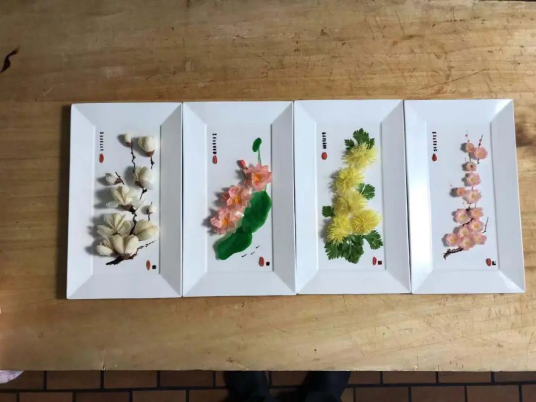 图为王志强的面点作品.(受访者供图)