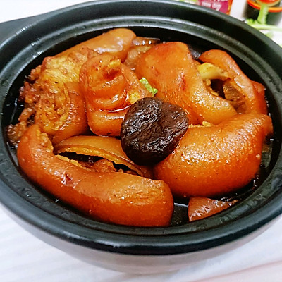 香菇猪手煲|猪手|香菇|姜片_新浪新闻