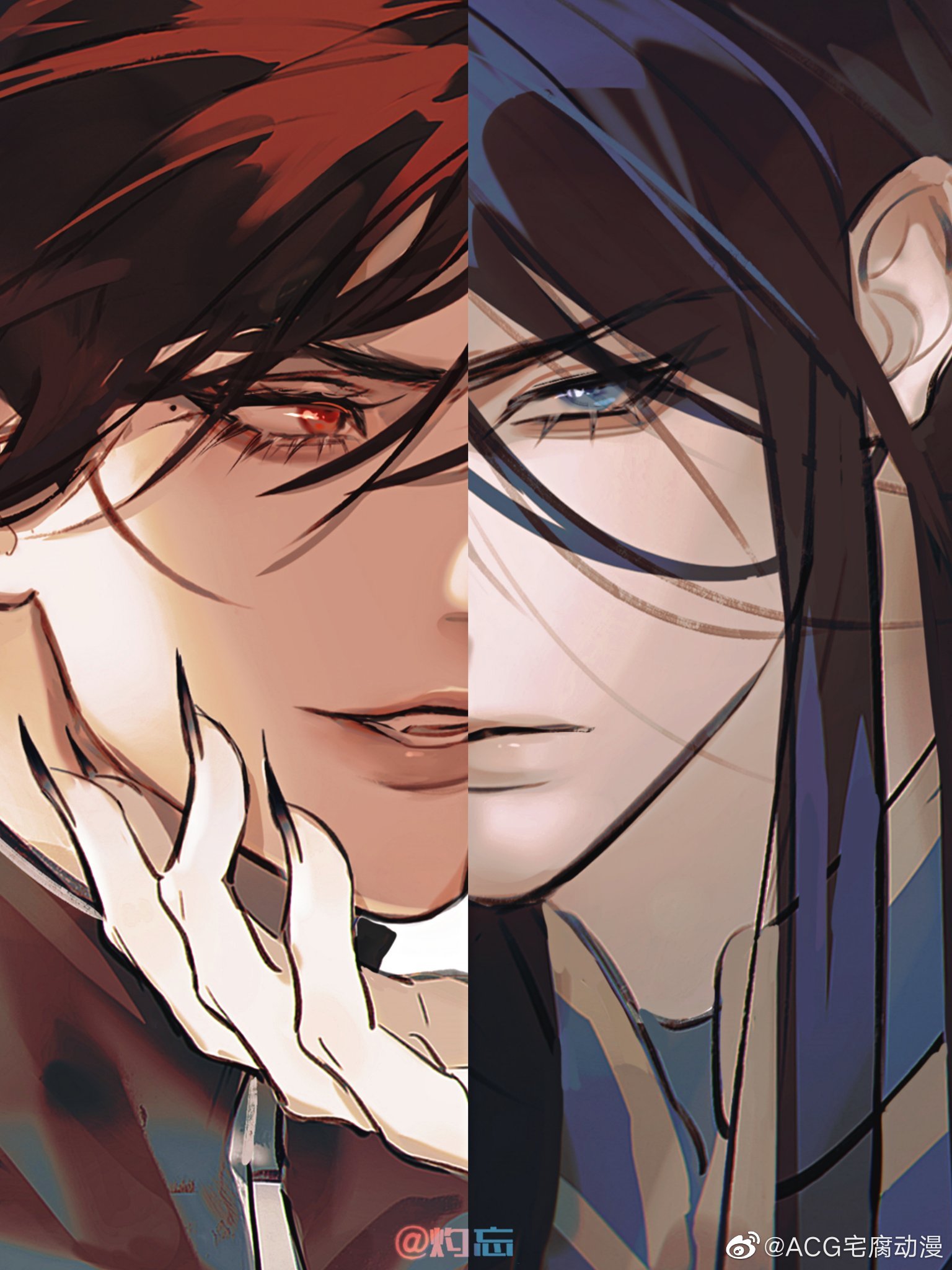 2021-12-05 20:25:55盛灵渊这手绝了啊,他俩的眼睛美爆了 lof:灼忘