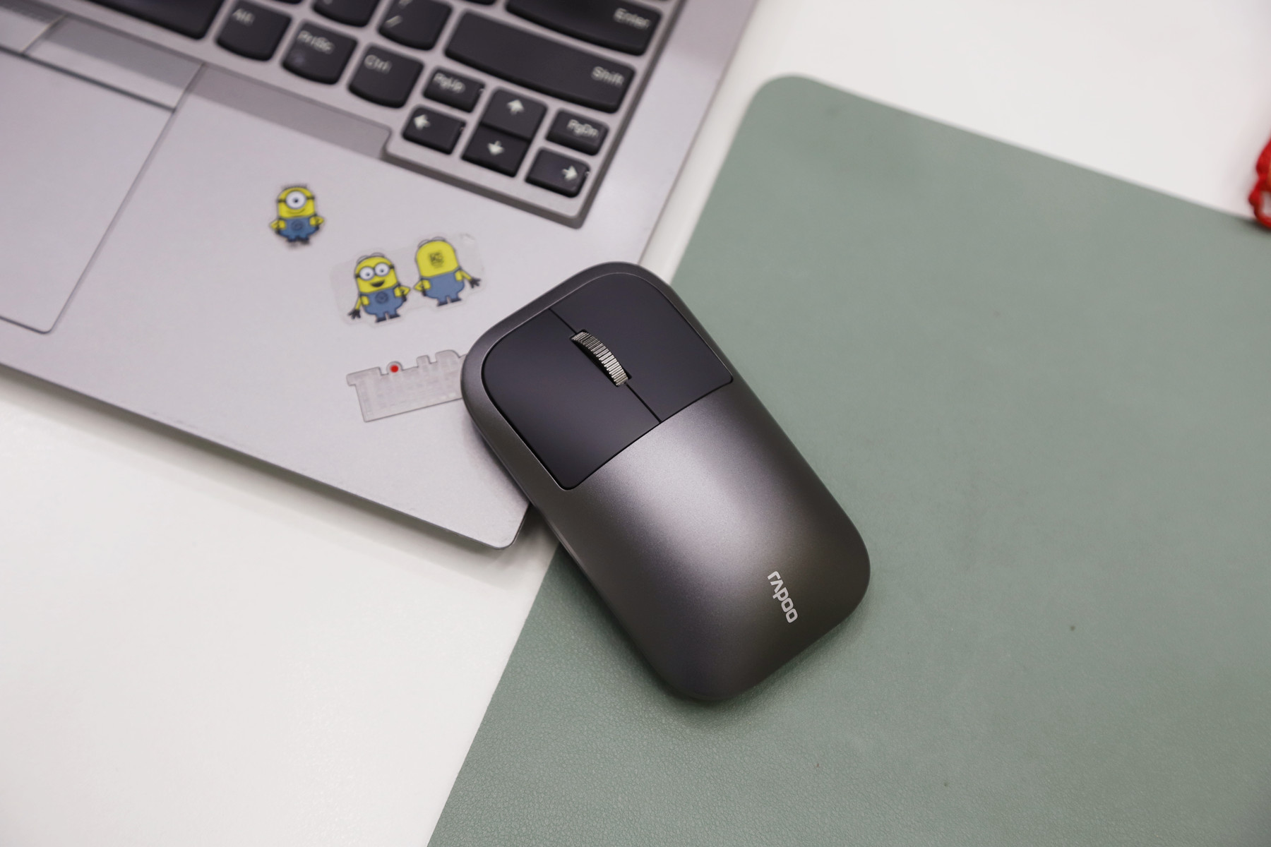 百元级办公好物雷柏m700无线充电版鼠标手机无线充电器开箱