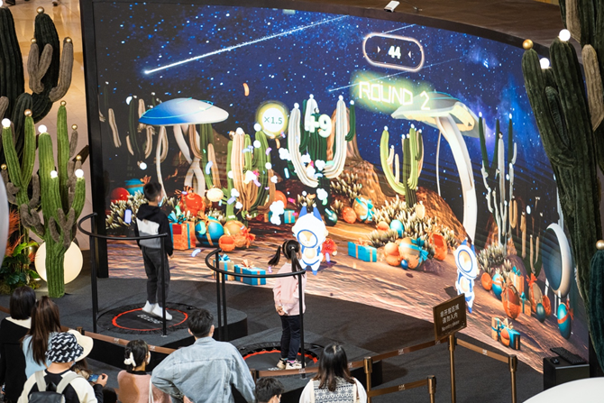 商场冬日美陈休闲区蓝鸢梦想 - Www.slyday.coM