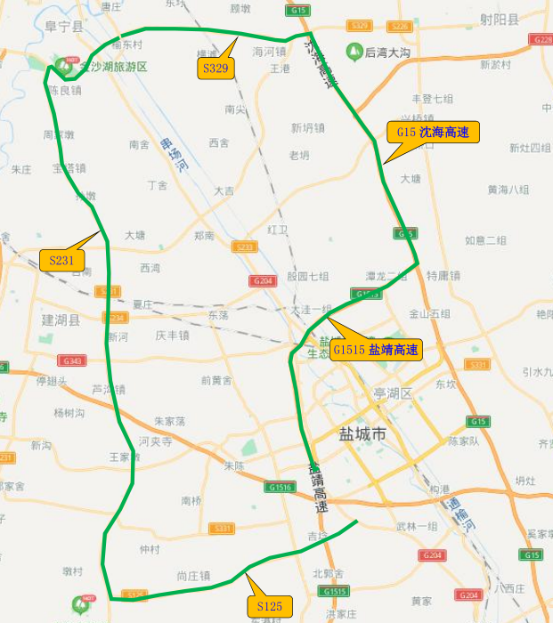 盐阜快速通道要来啦明起封闭施工绕行方案