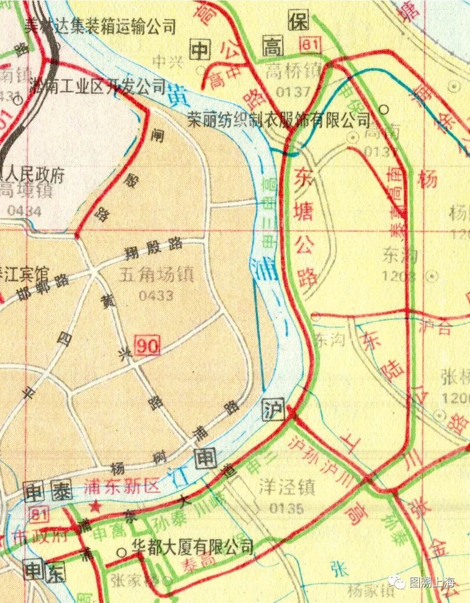1994年地图：81路走向