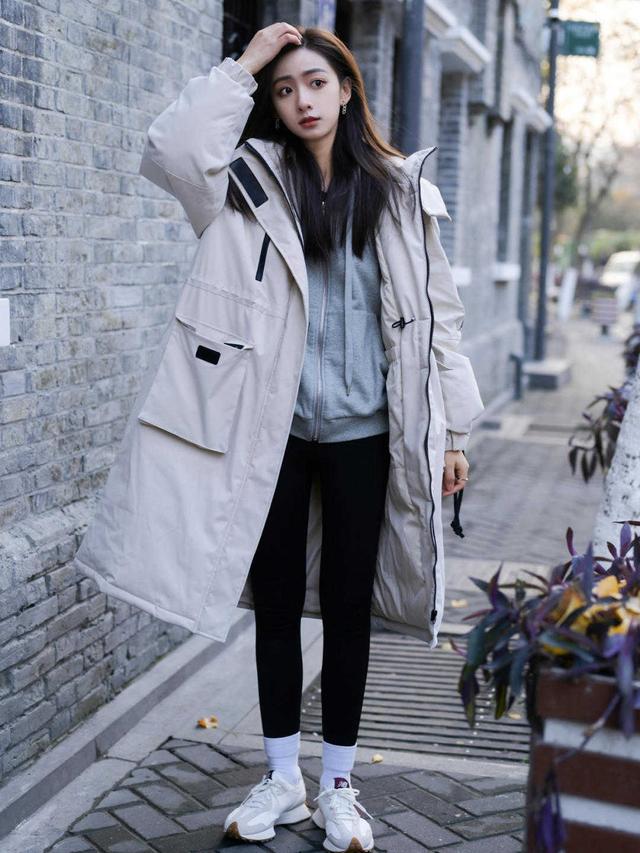 冬天可以试试羽绒服连帽卫衣保暖减龄还有少年感太美