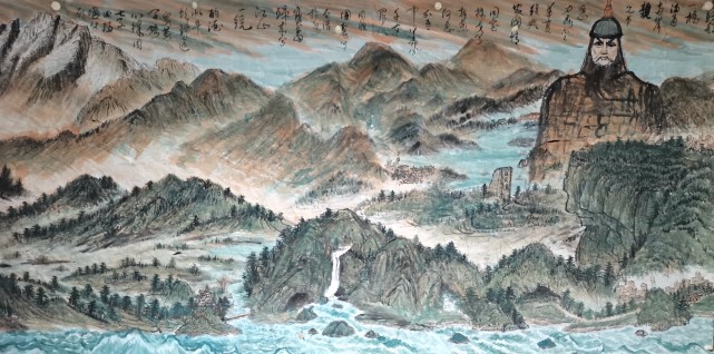 画家孙玉清创作完成宝岛归来兮江山一统书画长卷