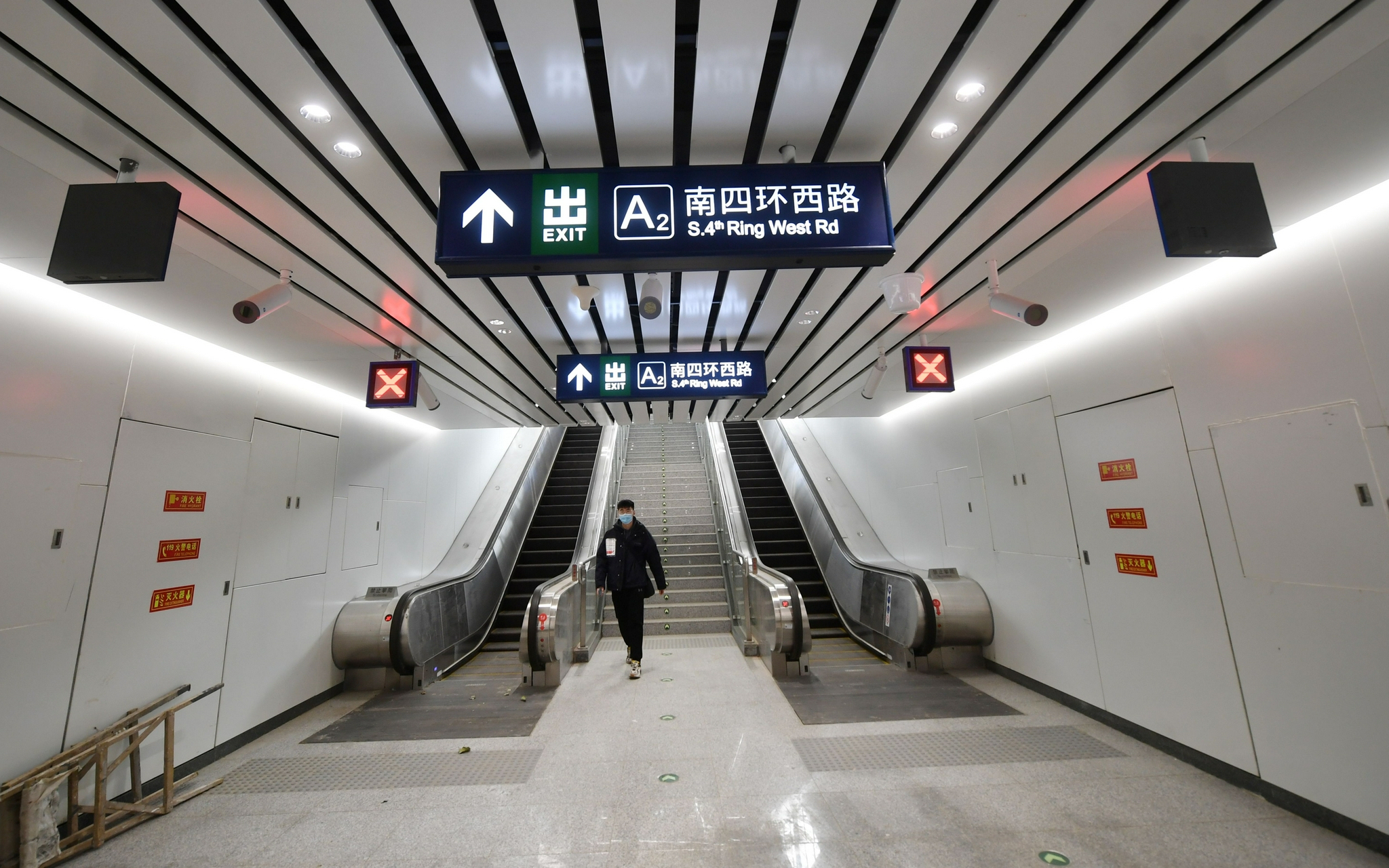 北京地铁花乡东桥站a2出入口完工乘地铁去天坛医院新院可少走一站地