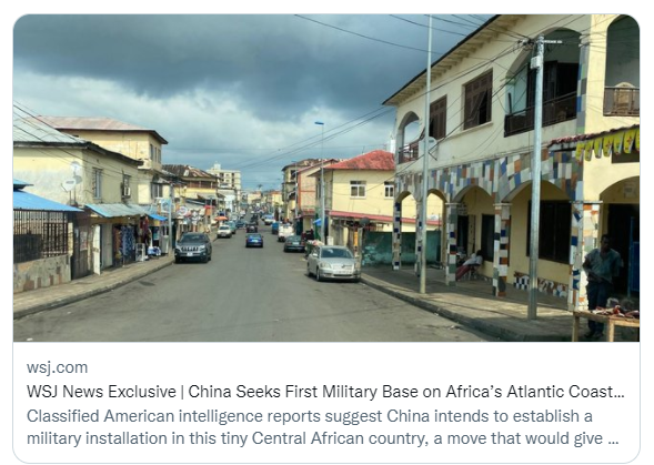 中国要在大西洋沿岸建军事基地？美媒爆料背后有蹊跷