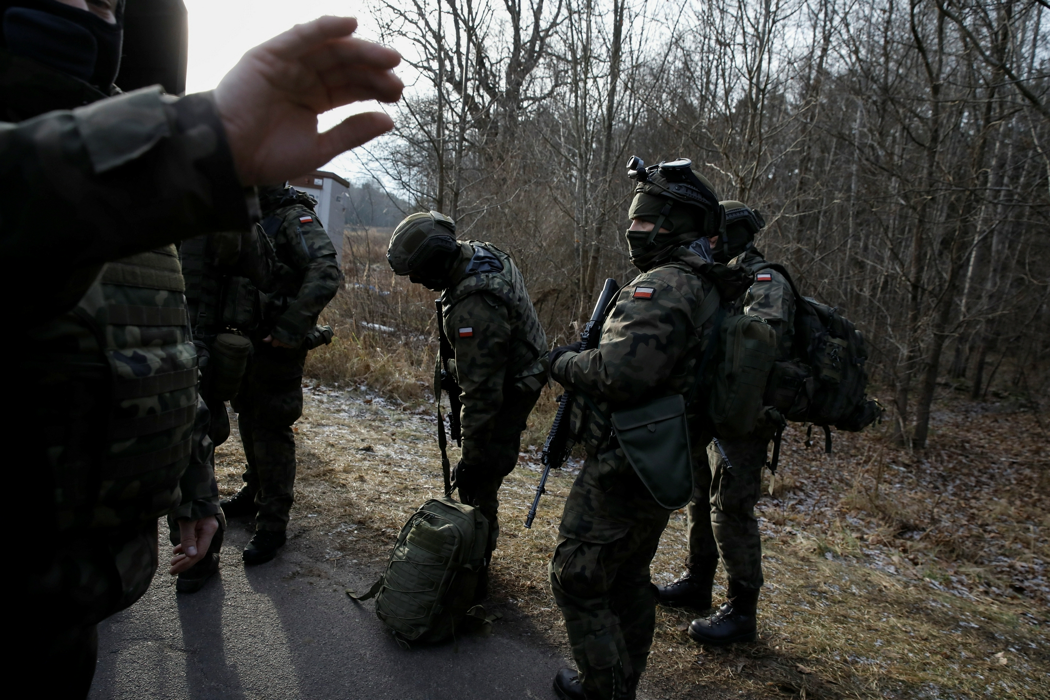 波兰边境戒备森严