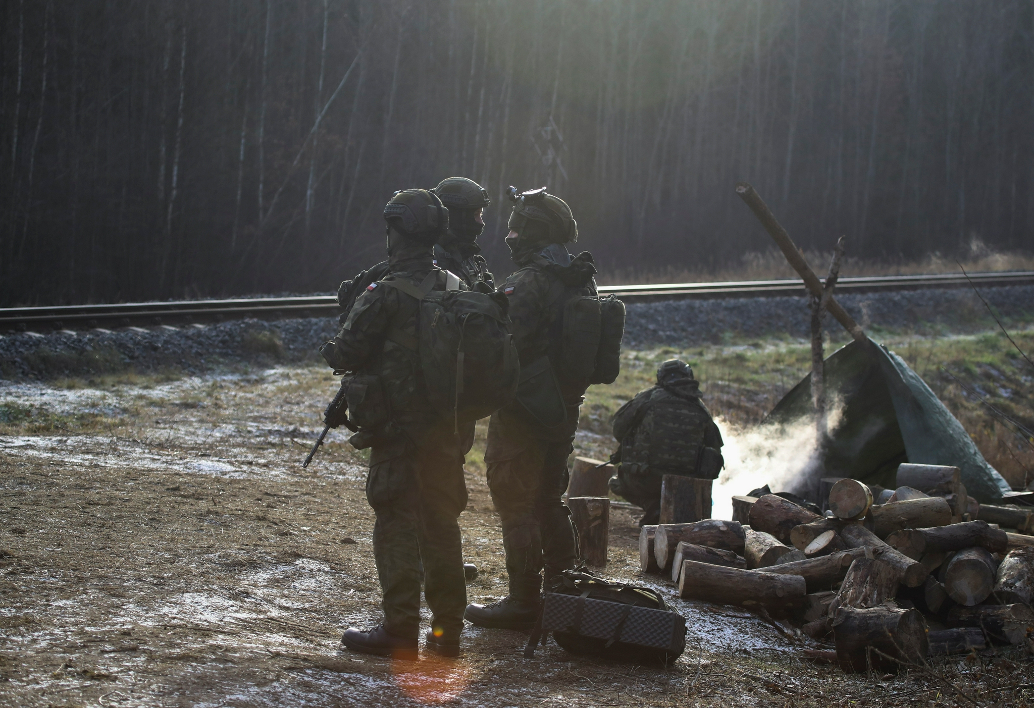 波兰边境戒备森严
