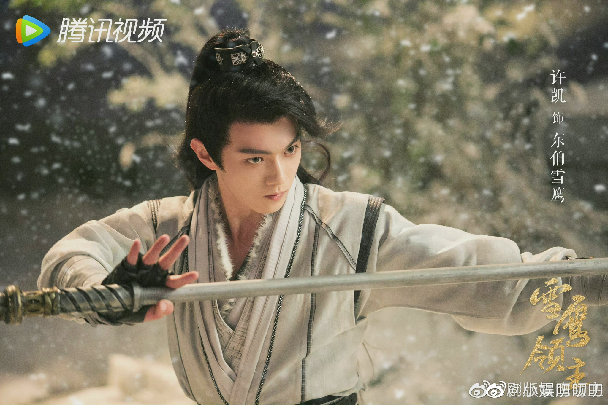 许凯雪鹰领主定妆海报他的古装扮相真不错
