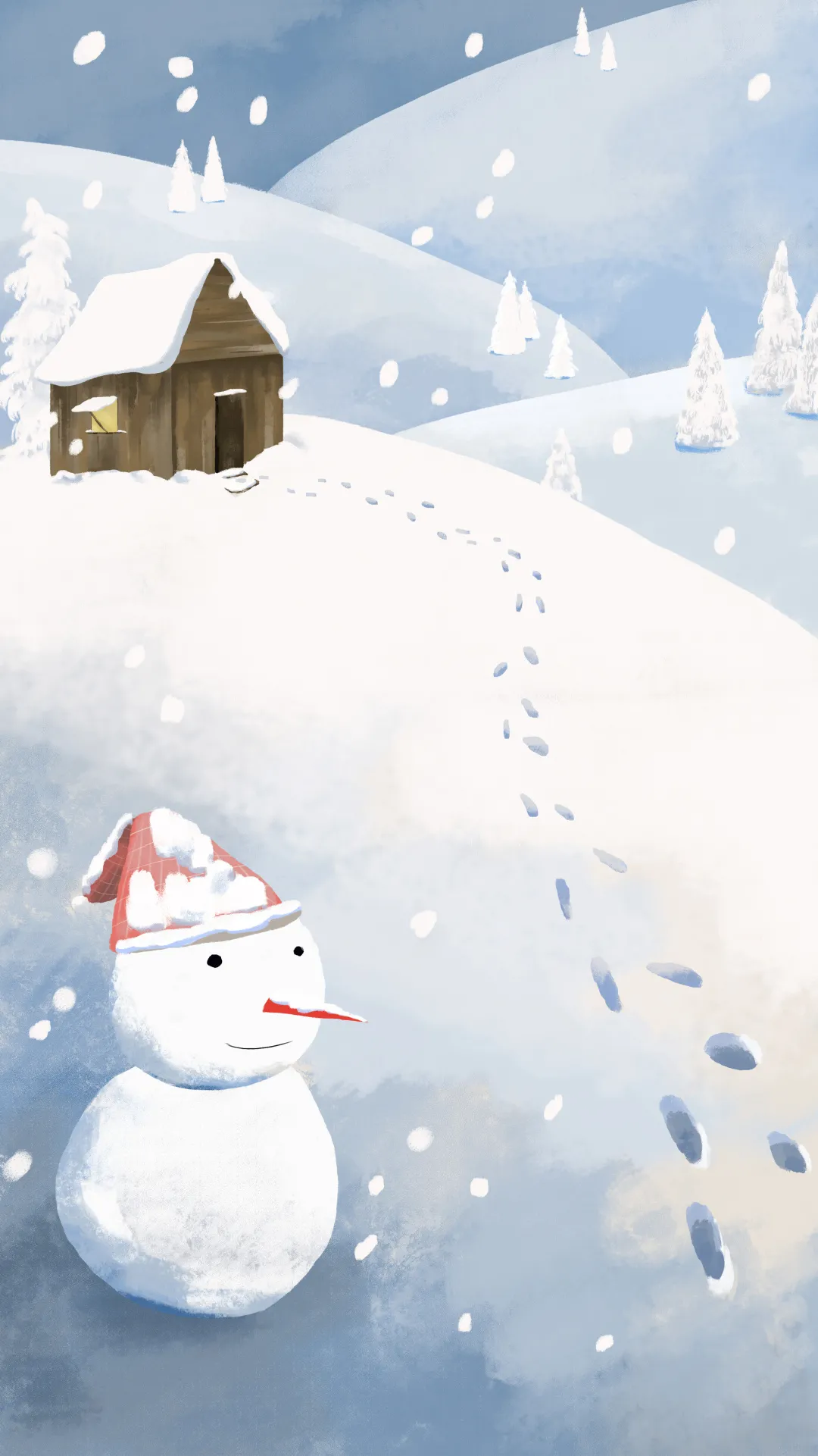 壁纸集落雪为念岁月成诗