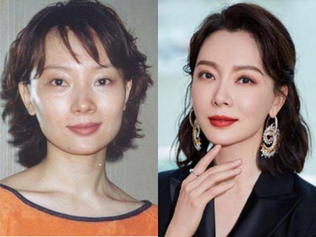 方脸高级又耐看舒淇风情俞飞鸿冻龄杨幂秦岚却双下巴明显