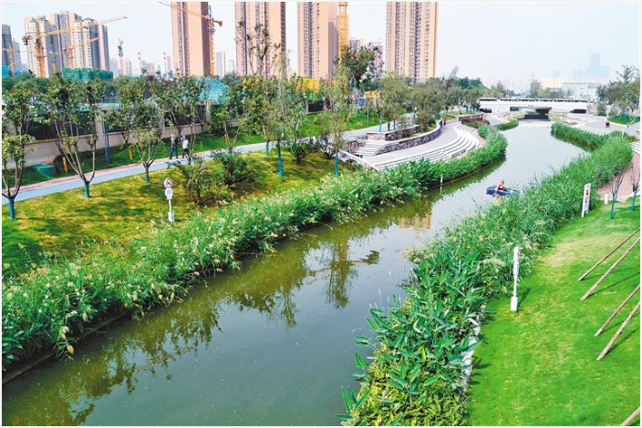 曾经"污水渠" 华丽变身城市风景线