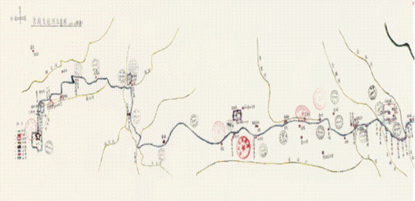 《重游运河图》部分节选一（企业供图，央广网发）