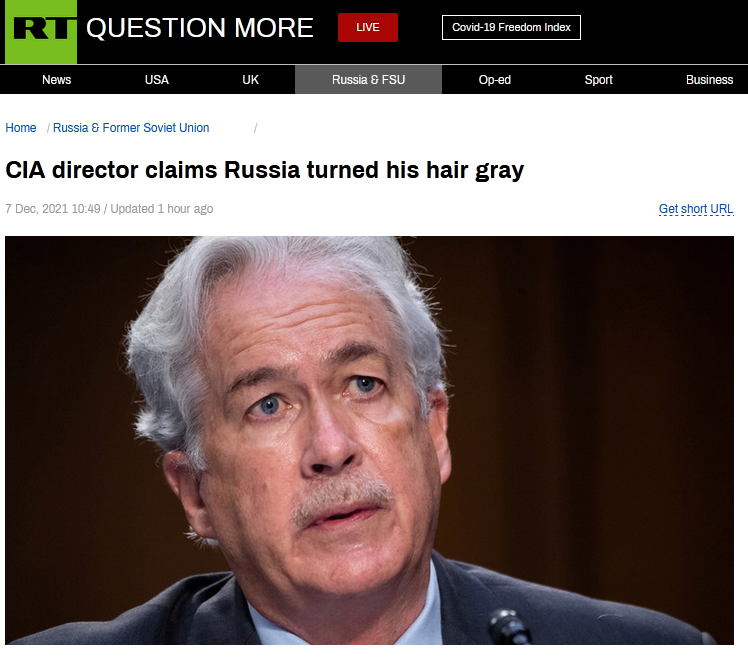 CIA局长自曝：在俄罗斯当大使，压力太大，头发变白……