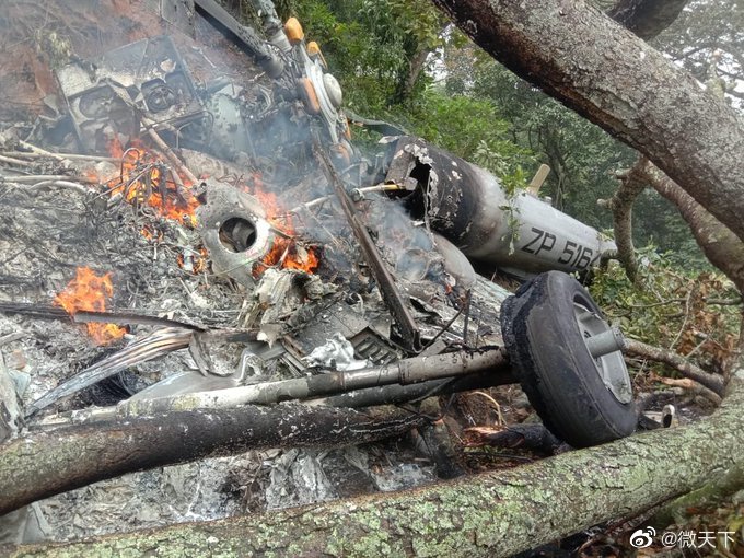 印度国防参谋长所乘直升机坠毁 已致11人死亡，国防参谋长拉瓦特情况危急休闲区蓝鸢梦想 - Www.slyday.coM