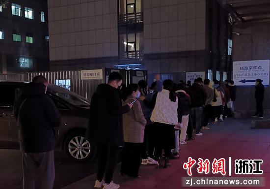 浙江三起疫情累计阳性18例 浙江省人民医院核酸检测点排起长队休闲区蓝鸢梦想 - Www.slyday.coM