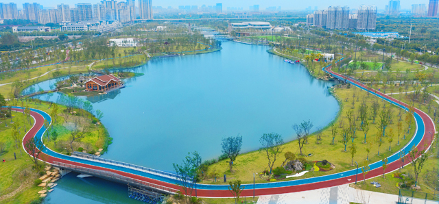 盐城市盐都区盐龙体育公园跑步线路入选全省最美跑步线路